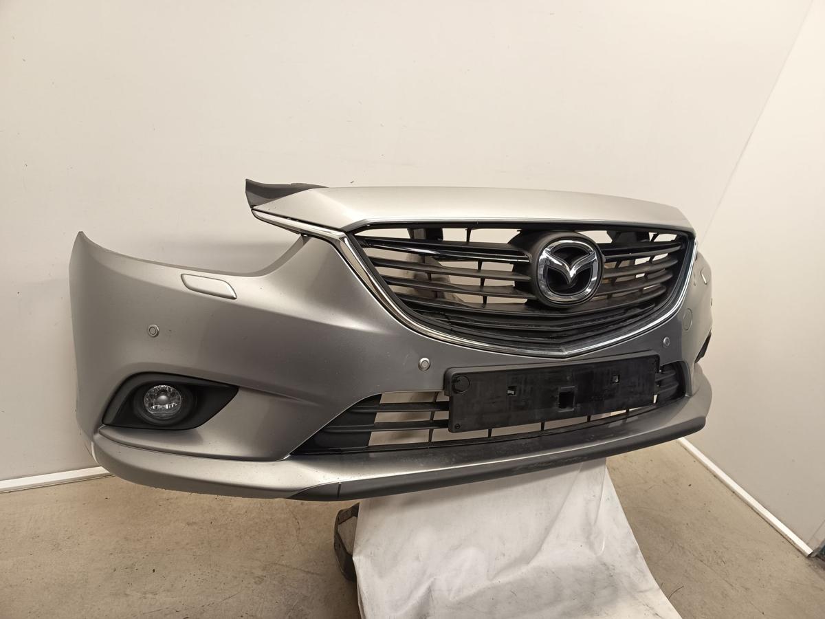 Mazda 6 GJ orig Stoßstange vorn Stoßfänger PDC SRA NSW 38P Silber met Bj 2015