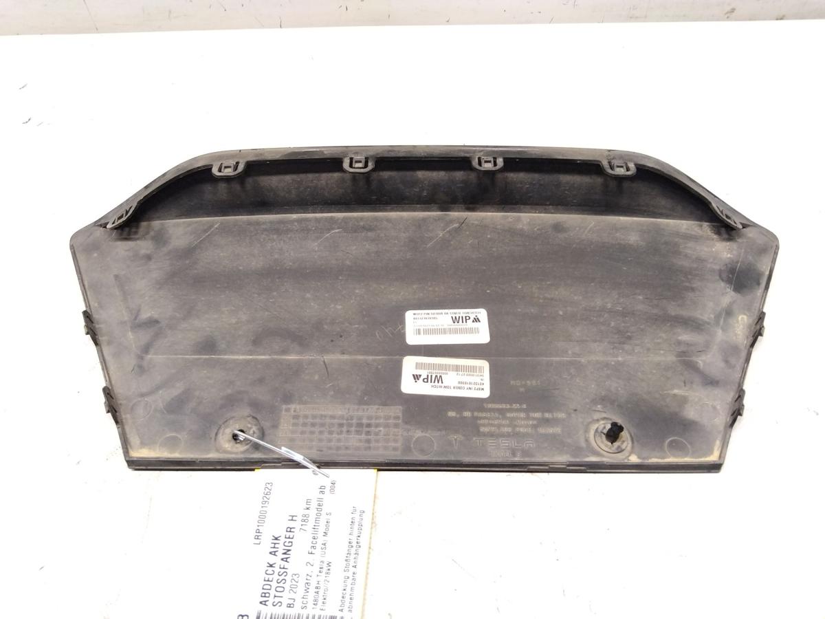 Tesla Model S Facelift original Abdeckung Blende Stoßfänger hinten AHK Bj.2023