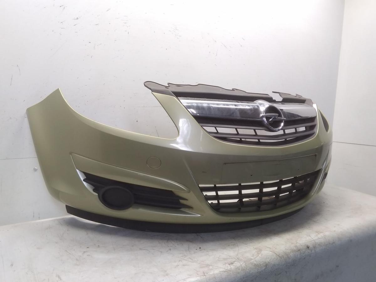 Opel Corsa D original Sto&szlig;stange Sto&szlig;f&auml;nger vorn Z30E Green Tea Metallic BJ2006