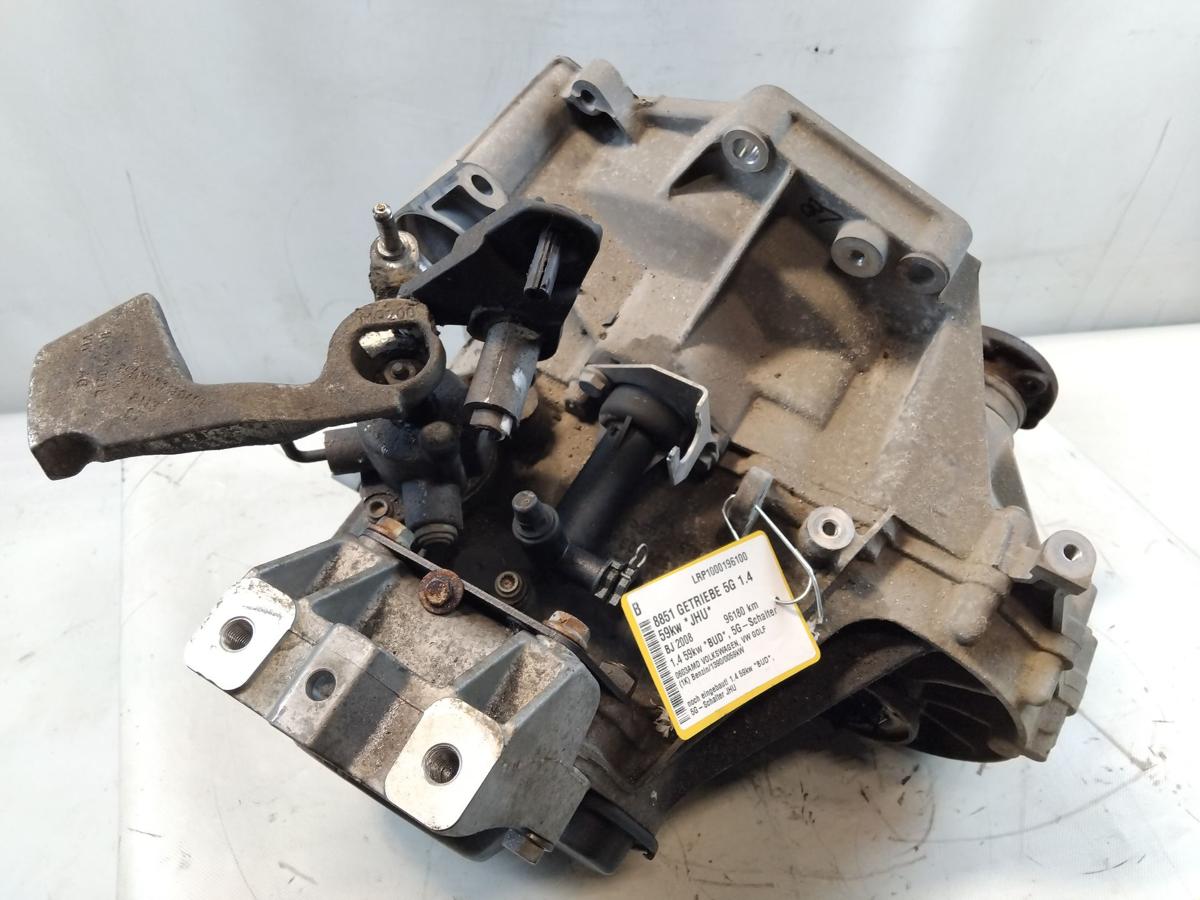 VW Golf 5 1K 5-Gang Schaltgetriebe JHU 1.4 59kw BUD 96180km