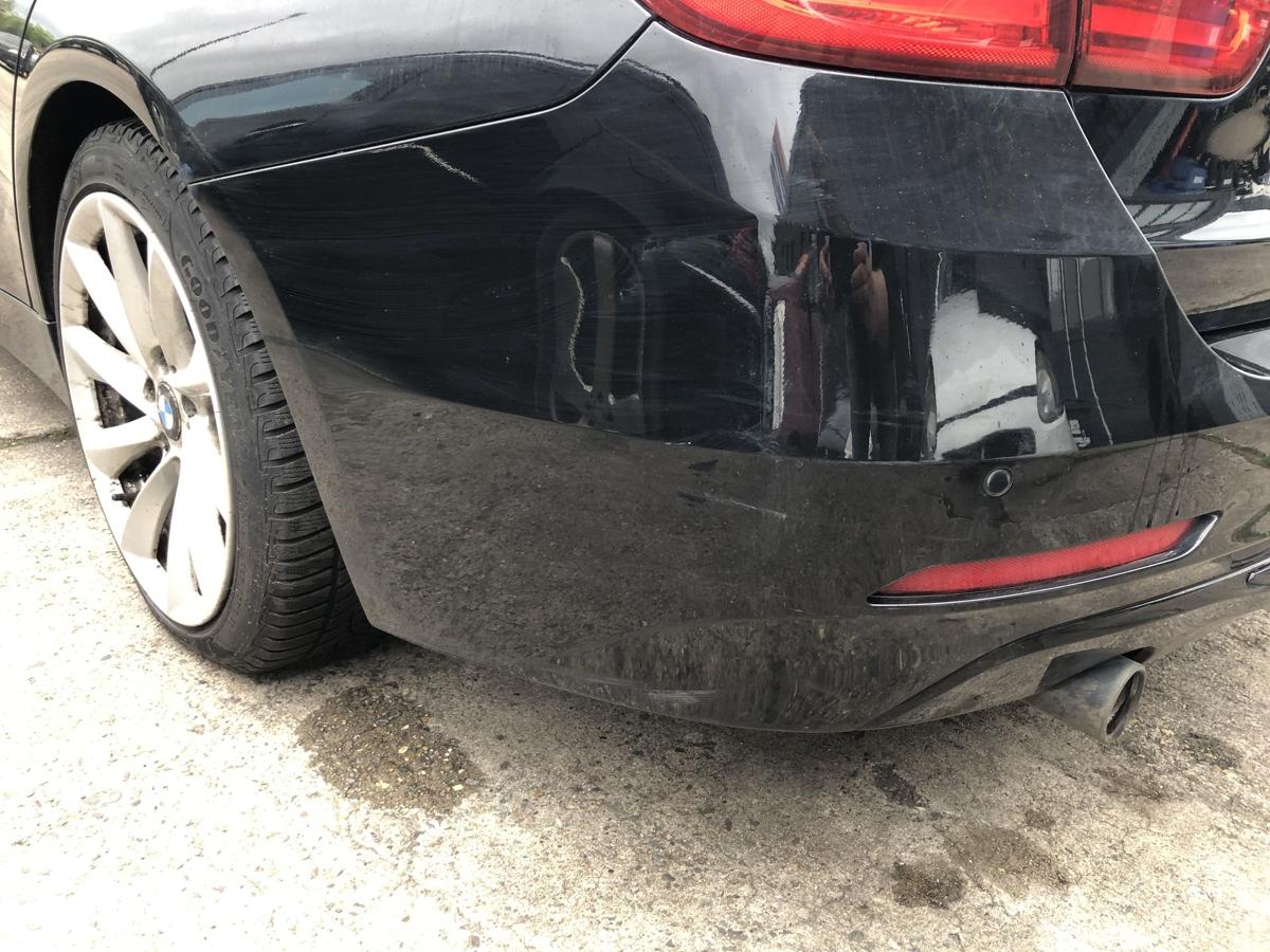 BMW 3er F31 Sportline Sto&szlig;f&auml;nger hinten Hecksch&uuml;rze PDC Touring 668 SCHWARZ II