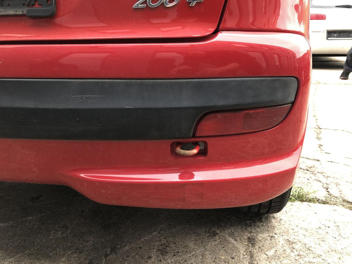 Peugeot 206+ Stoßfänger hinten Heckstoßstange KKN Rouge Aden Stoßstange 3trg