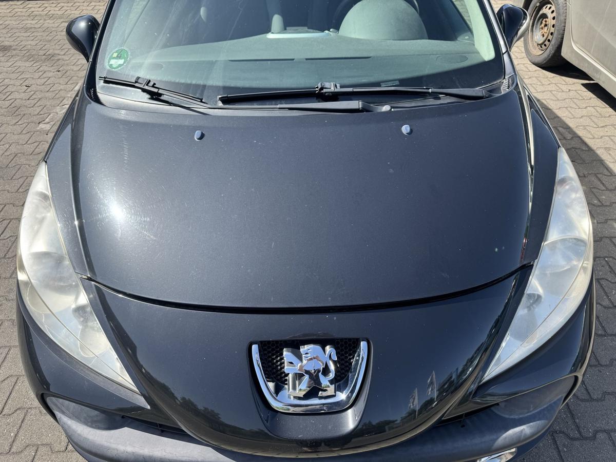 Peugeot 207 original Motorhaube EXL-Obsidianschwarz Bj.2008