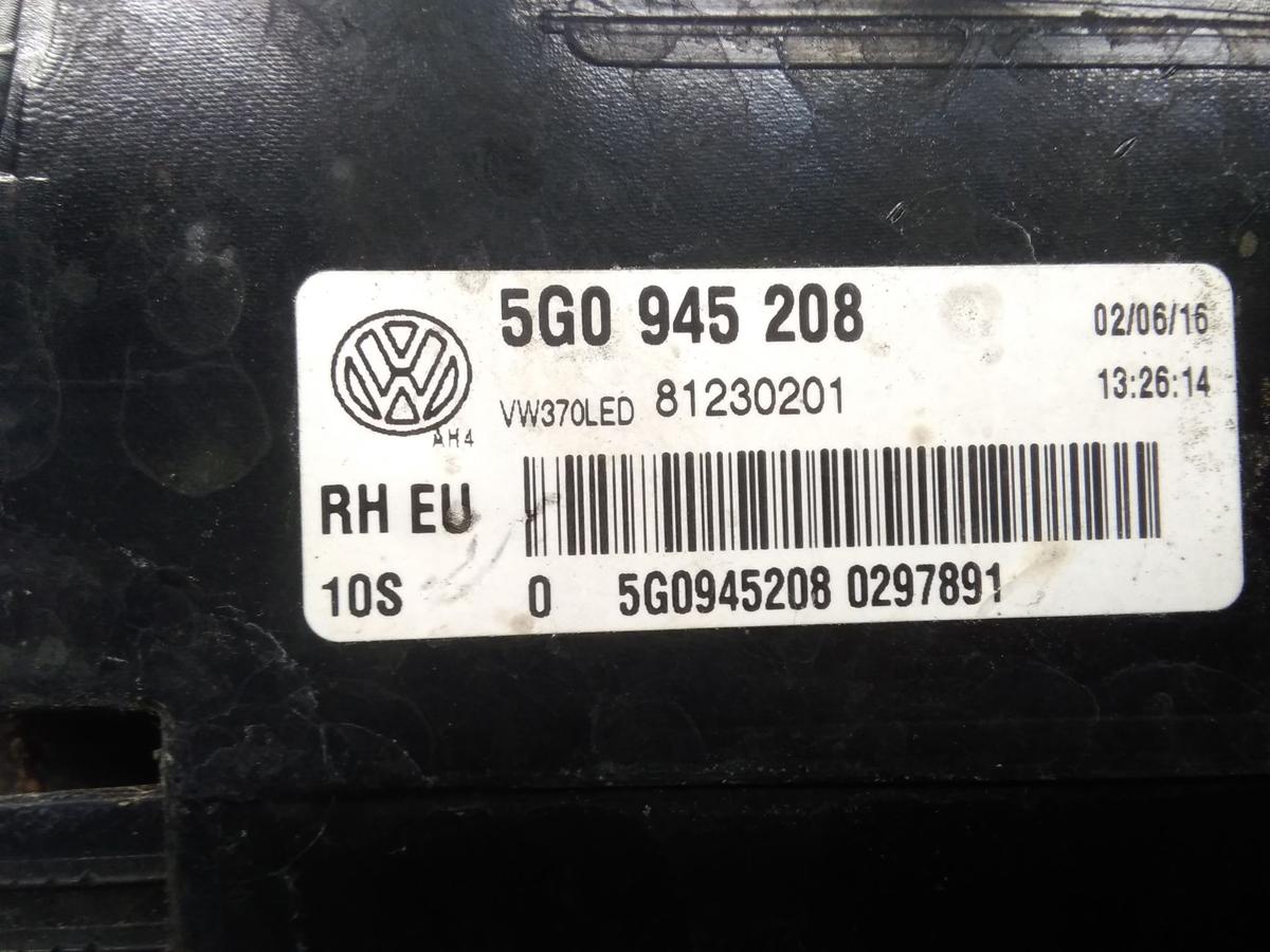 VW Golf 7 GTI original R&uuml;ckleuchte Heckleuchte rechts LED Bj.2016