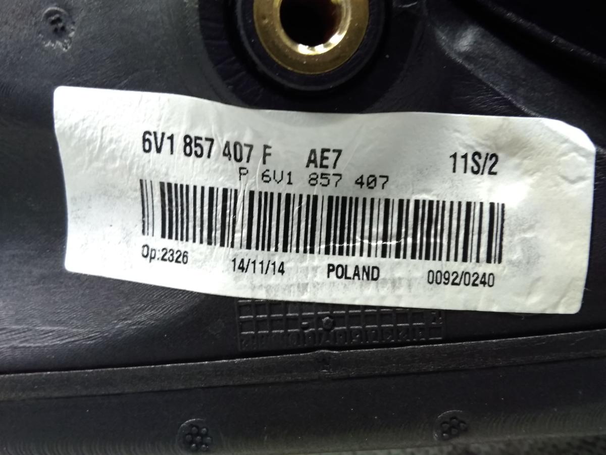 Skoda Fabia 3 III NJ original Außenspiegel links elektrisch&beheizt BJ2014 LF9F Laser White