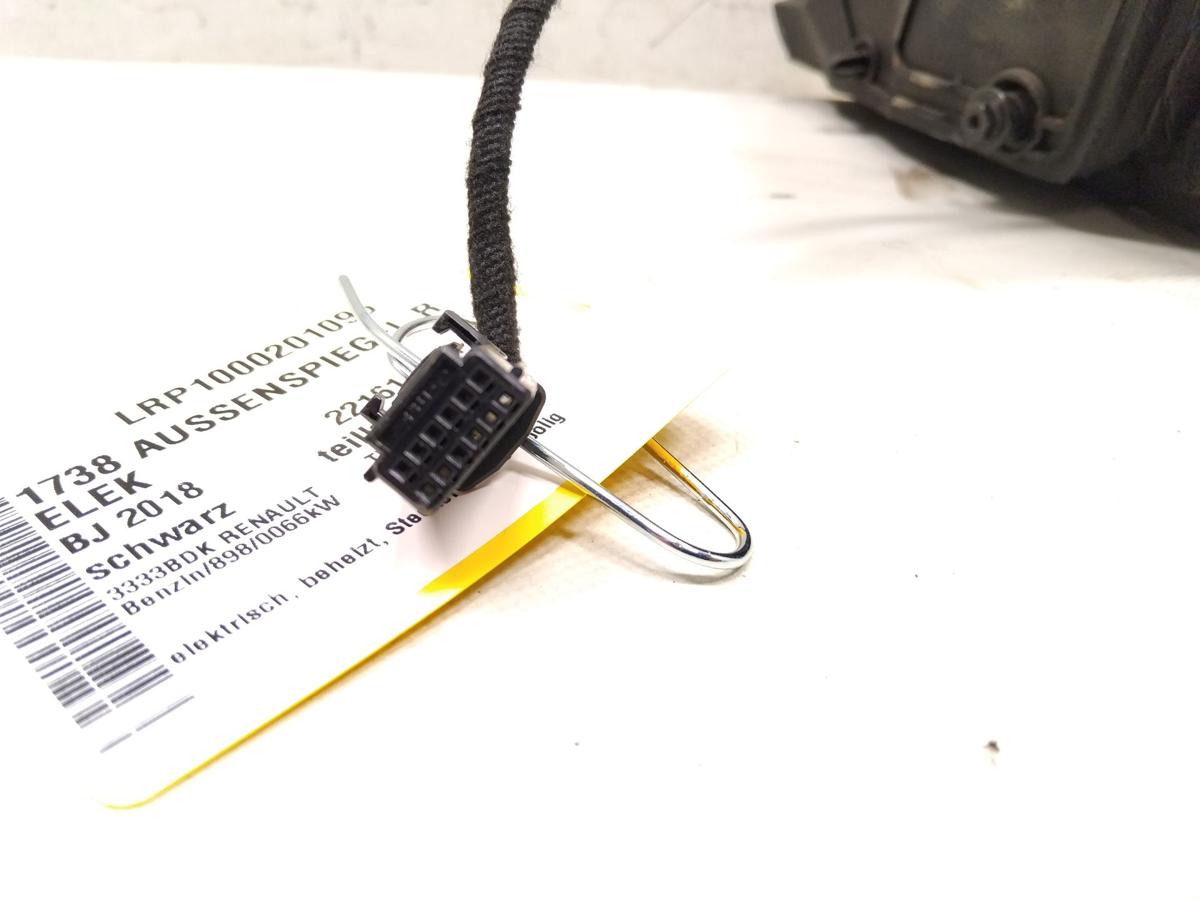 Renault Twingo 3 original Au&szlig;enspiegel rechts schwarz elektrisch&beheizt BJ2018