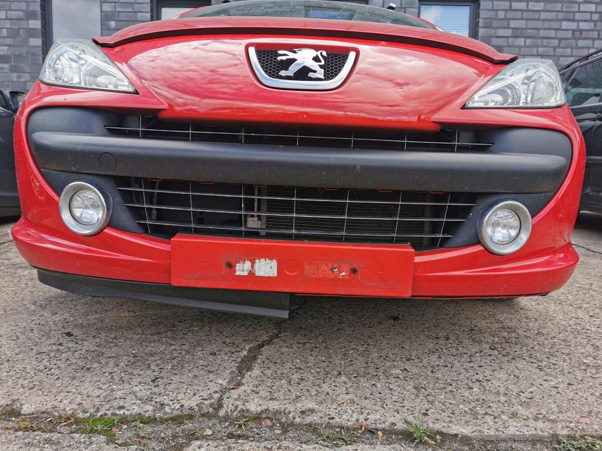 Peugeot 207 SW WE Stossstange Stossfänger Bumper vorn NSW KKN Rouge Aden bis 09