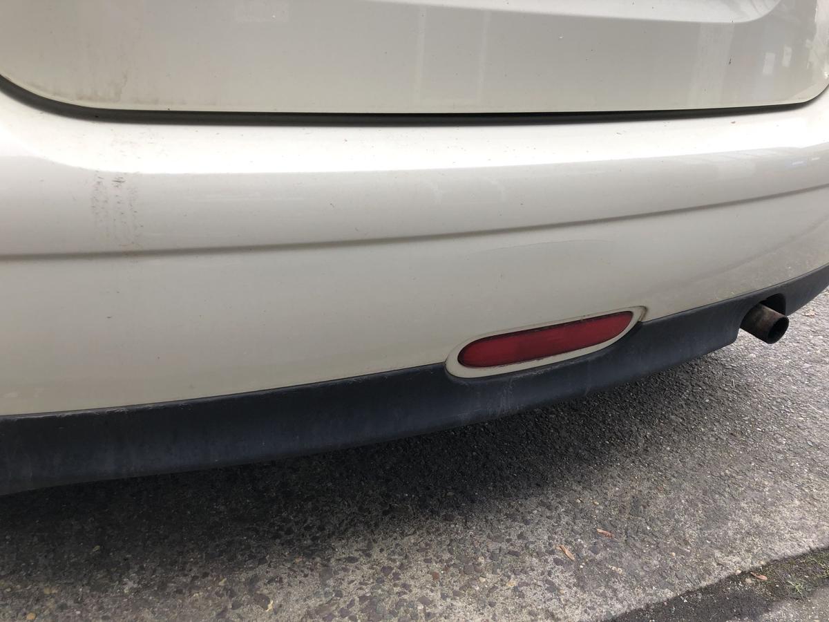 BMW Mini R56 Stoßfänger hinten Stoßstange Bumper ohne PDC Pepper White