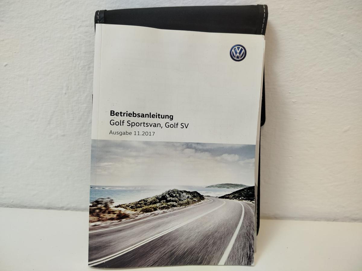 VW Golf Sportsvan AUV ab17 Bordbuch Bordmappe Bedienungsanleiting