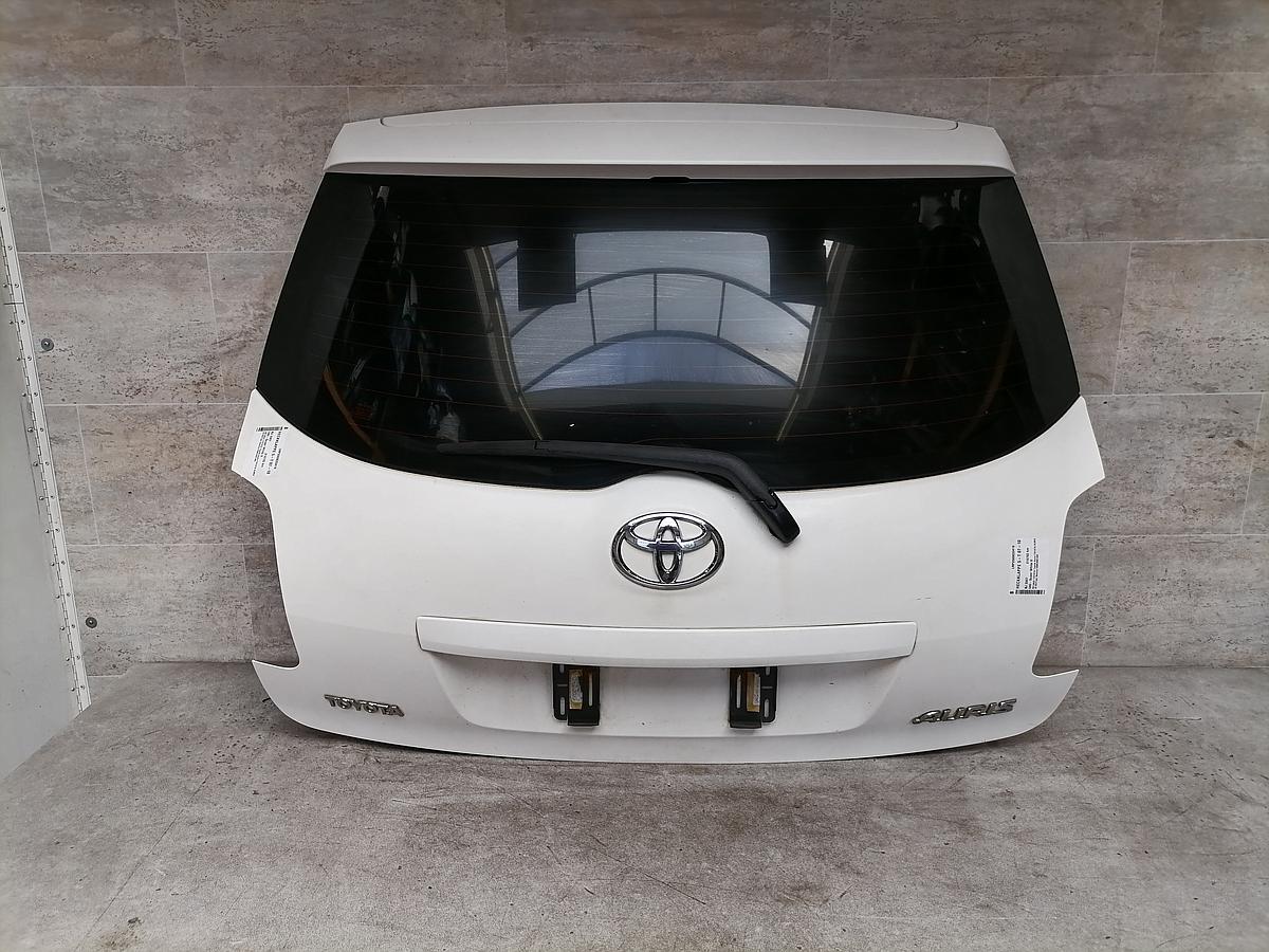Toyota Auris (E15) 06-10 5-Türer Heckklappe Hecktür Tür hinten 040-Super White II