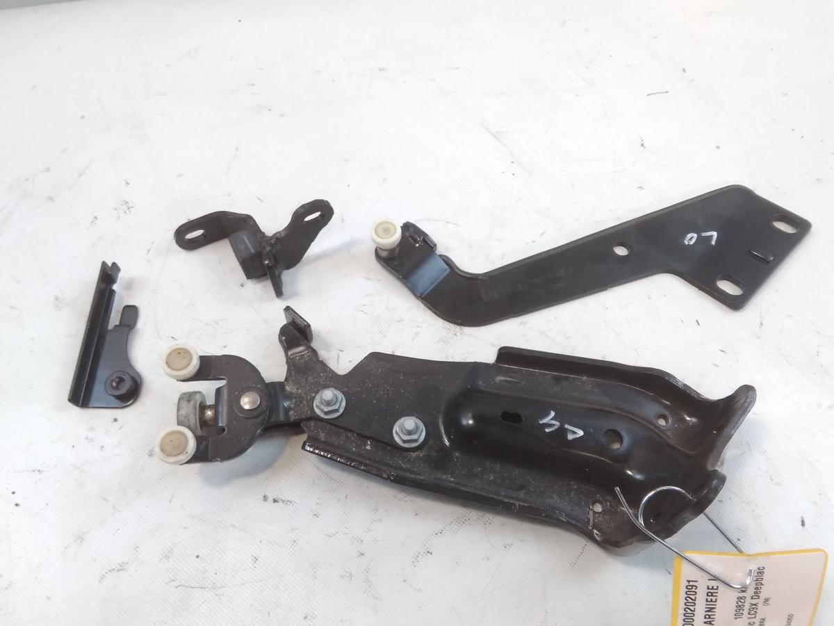 Seat Alhambra 7N Rollenscharnier Rollenf&uuml;hrung links oben und unten Bj.2015