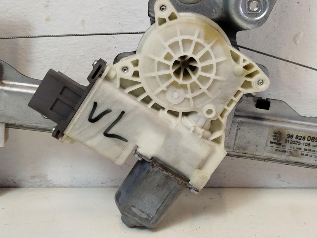 Peugeot 3008 I Typ 0U Fensterheber vorn links elektr Motor und Hebermechanik