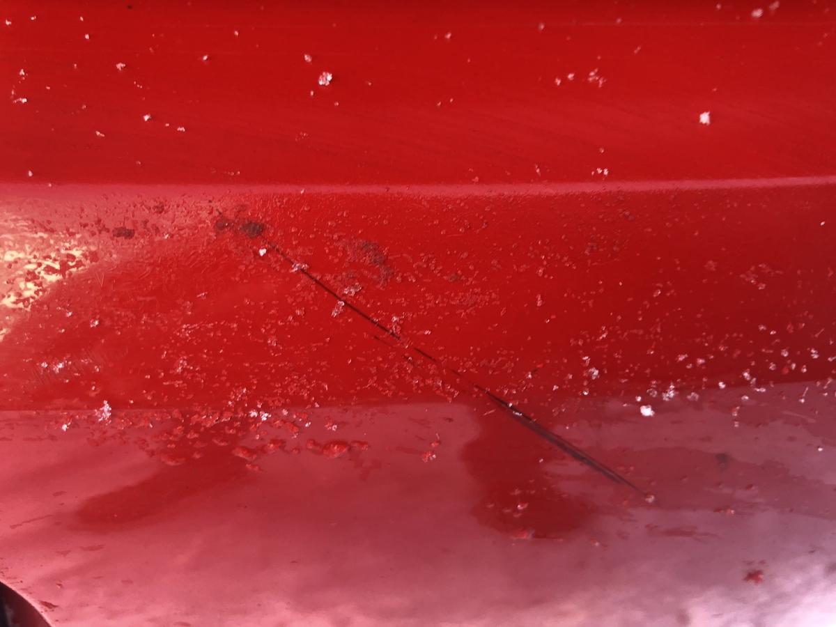 VW Polo 6R Stossf&auml;nger hinten LP3G Bumper Stossstange Hecksch&uuml;rze