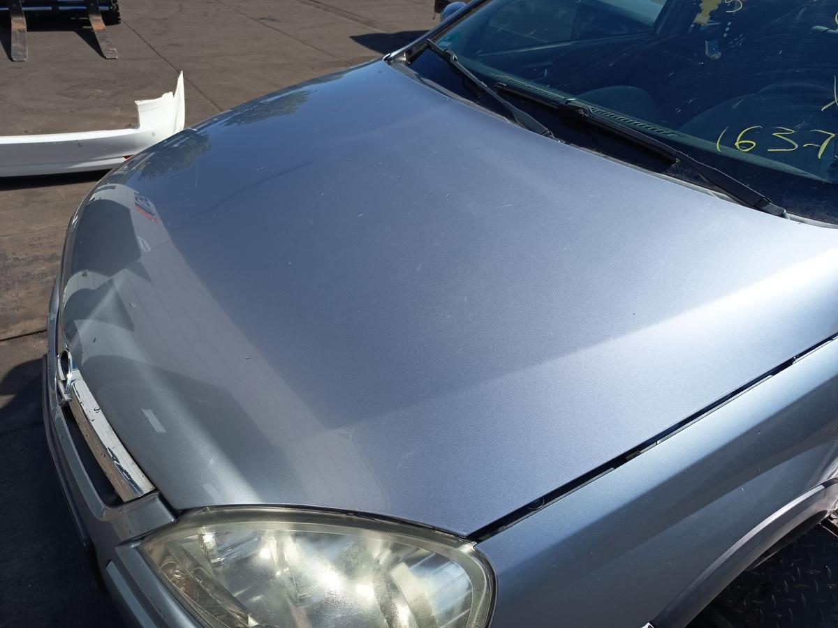 Opel Corsa C Motorhaube Klappe Deckel vorn Front Z163 Lichtsilber Bj 2005