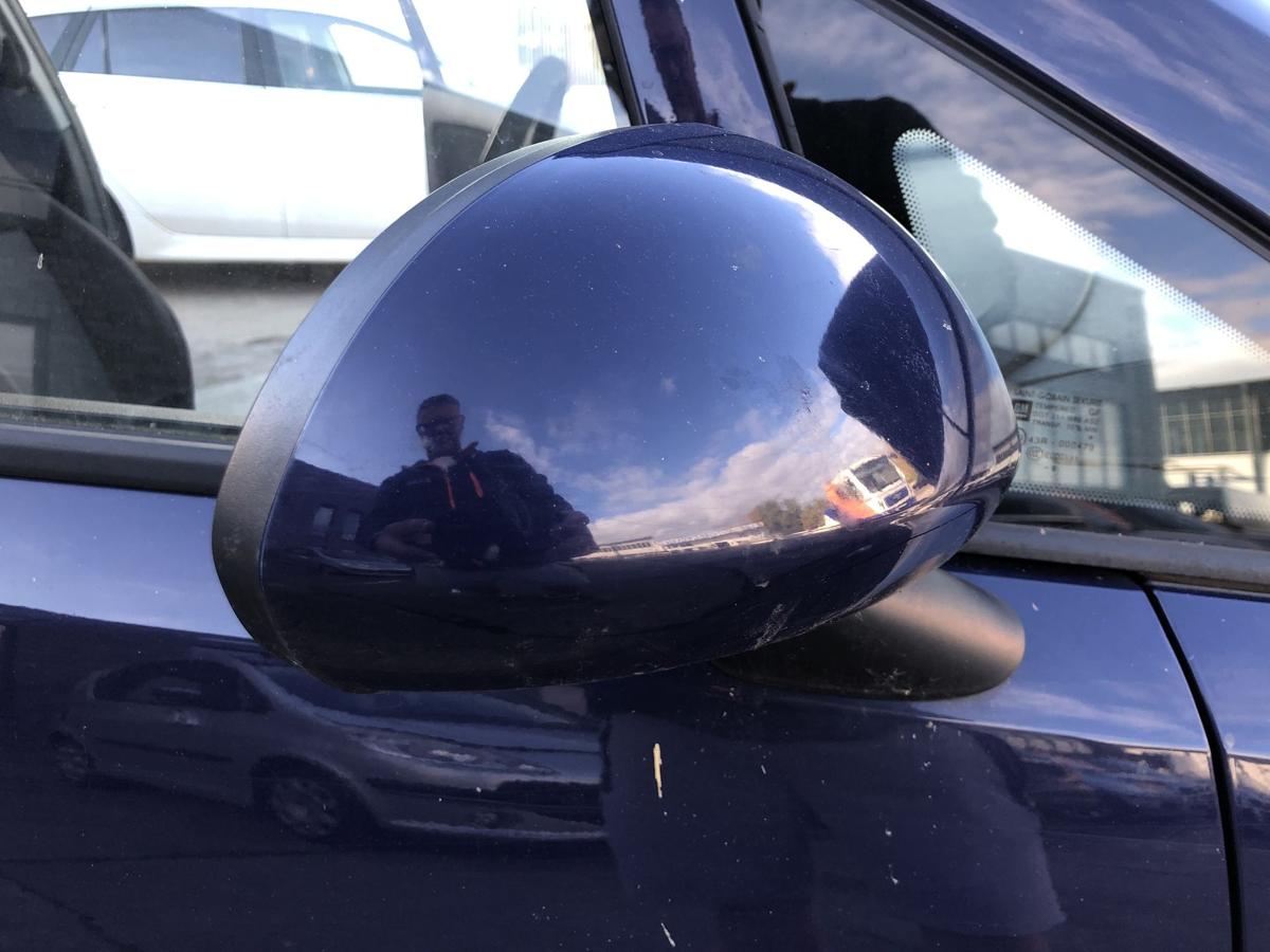 Opel Corsa D Außenspiegel rechts Rückspiegel Spiegel elektrisch Z20Z Royalblau