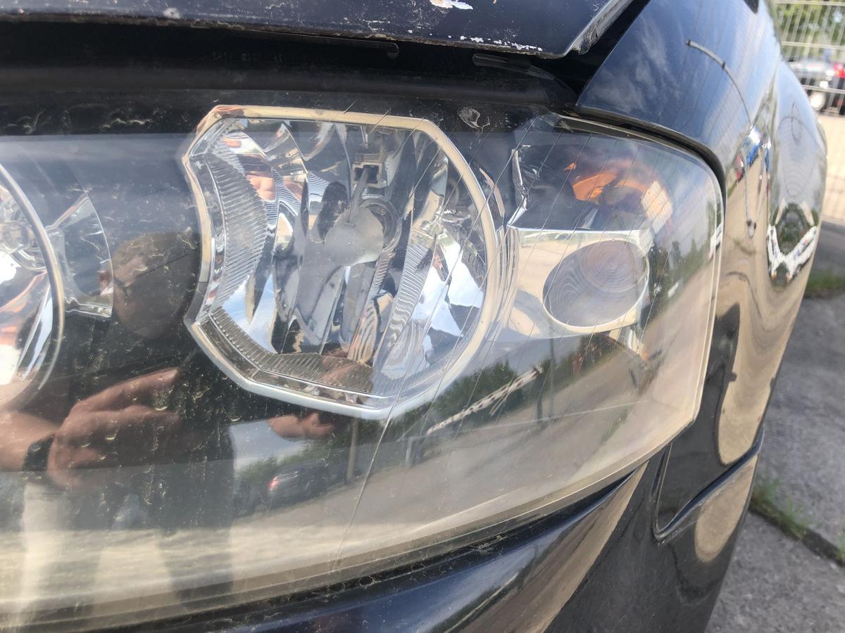 Audi A3 8P bis 2005 Scheinwerfer links Frontscheinwerfer Halogen leicht Tr&uuml;b