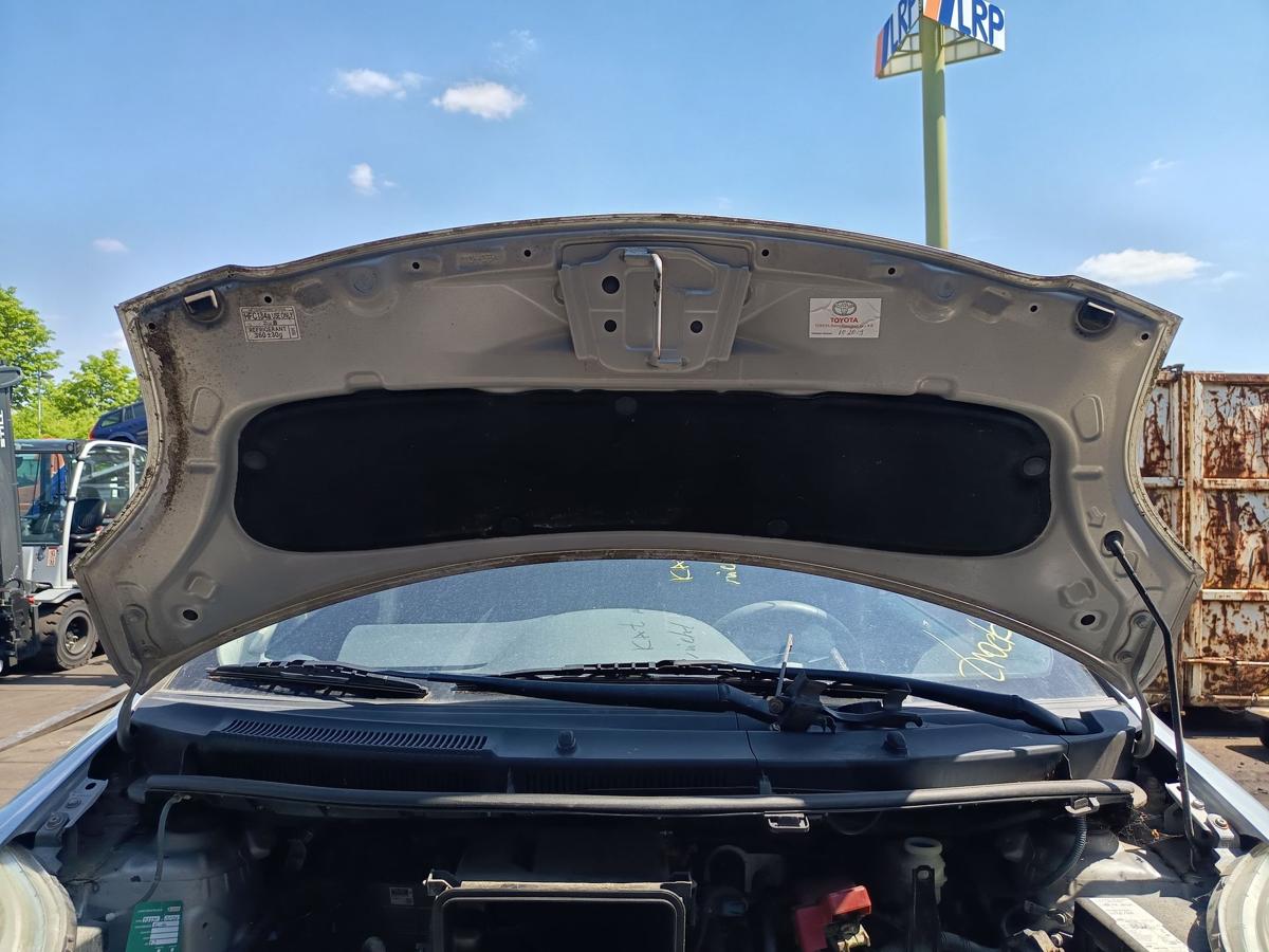 Toyota Yaris XP9 original Motorhaube 1E7 Silver Pearl vor Facelift Bj 2008
