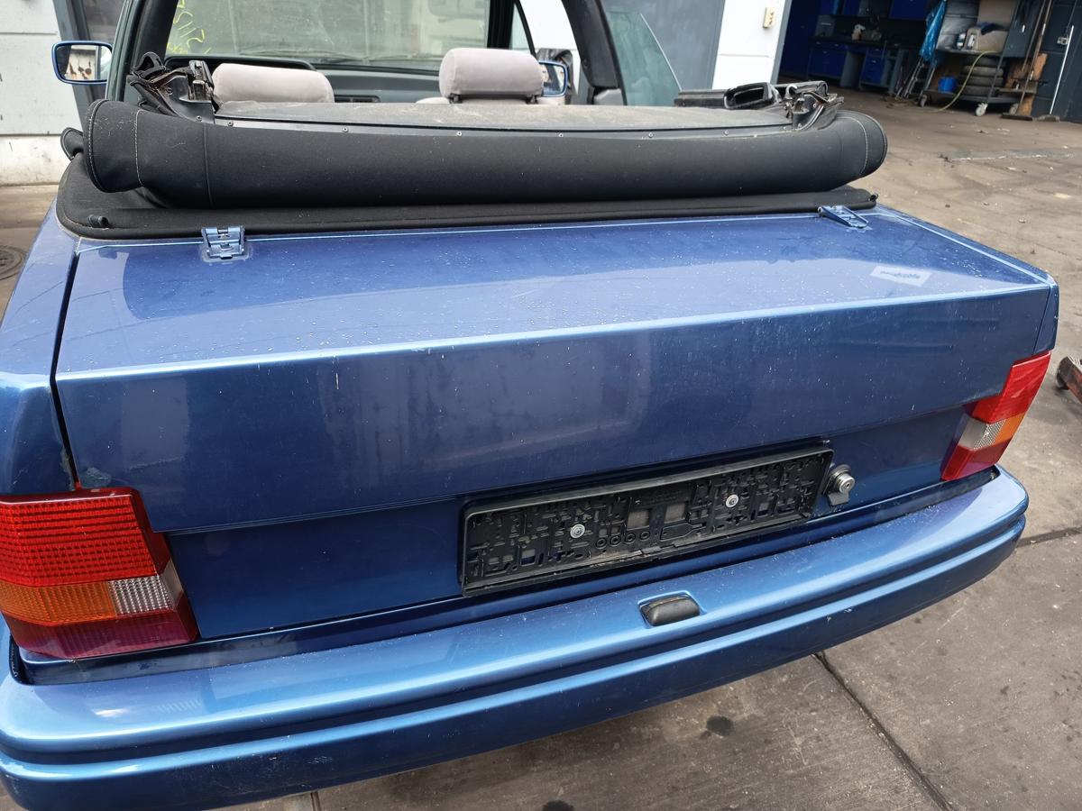 Ford Escort Cabrio IV MK4 ALF orig Heckklappe Kofferraumdeckel KA9 Blau Bj 1989