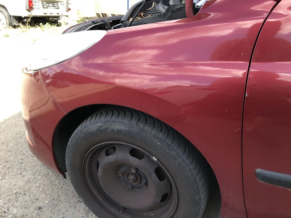 Peugeot 207 WA WC Kotfl&uuml;gel links Fahrerseite Seitenwand KJC Rouge Erythree
