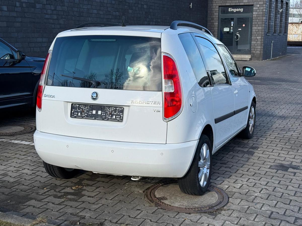 Skoda Roomster 5J original Tür hinten links LF9E Candyweiß BJ13