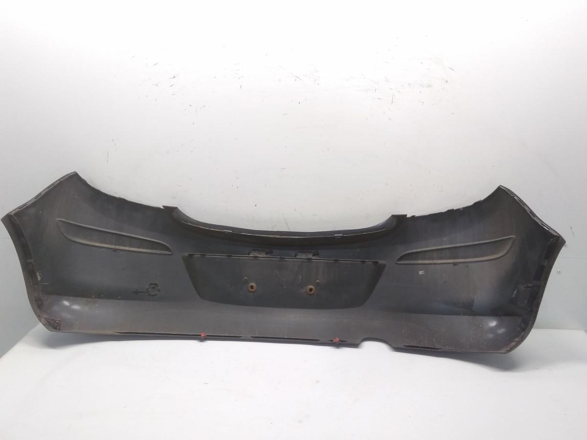 Opel Corsa D Stoßstange Stoßfänger hinten 5-türig metroblau Z168 BJ2007