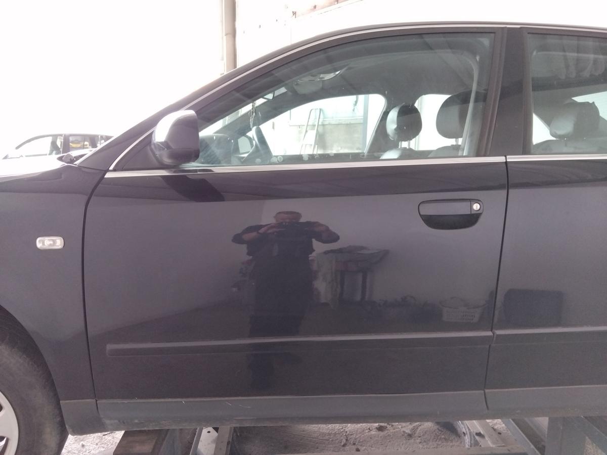 Audi A4 8E B6 original Tür vorn links Fahrertür LZ5L Mingblaumetallic BJ2001