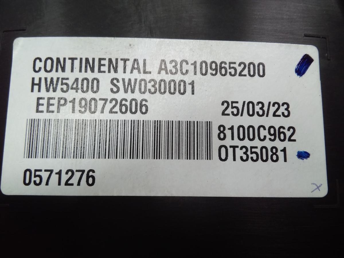 Mitsubishi Eclipse Cross original Tacho Kombiinstrument 8100C962 2.4 72kw 4B12