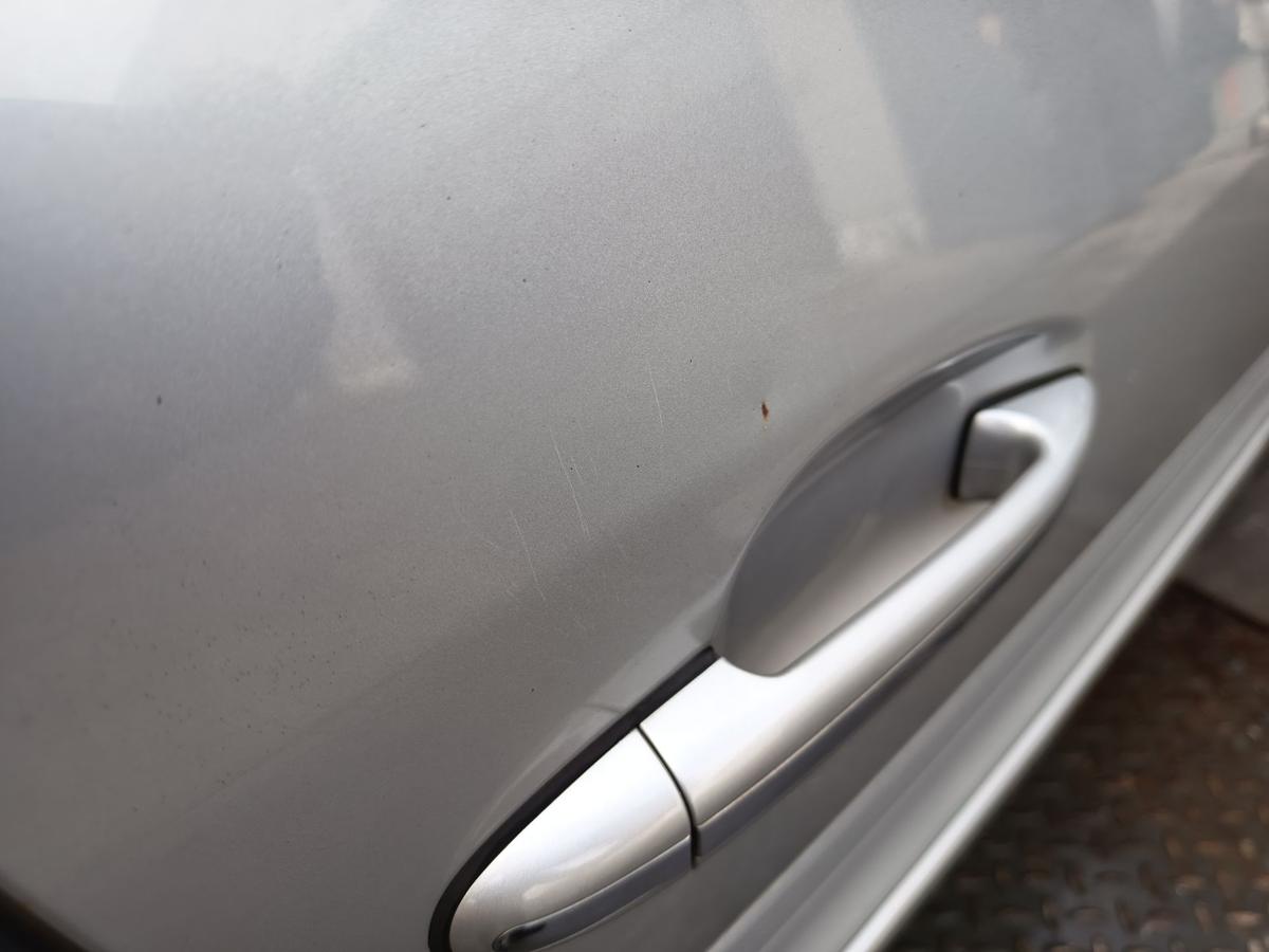 Mercedes W168 Mopf original T&uuml;r vorn rechts Beifahrer Rost 761 Polarsilber Bj 01