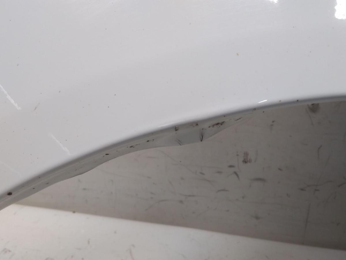 Ford Fiesta JA8 original Kotfl&uuml;gel vorn rechts frostwei&szlig; BJ2009