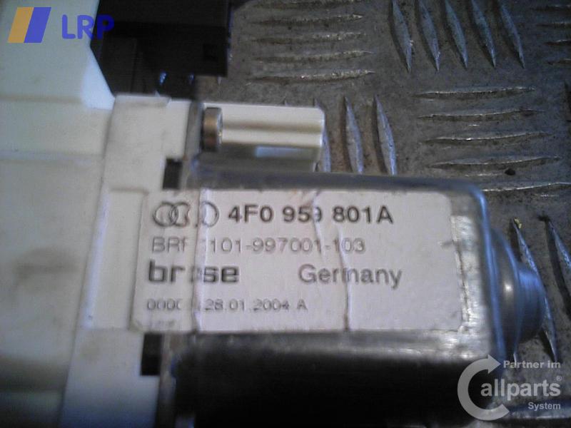 Audi A6 C6 4F Fensterhebermotor Tür hinten links 4F0959801A BROSE BJ2003