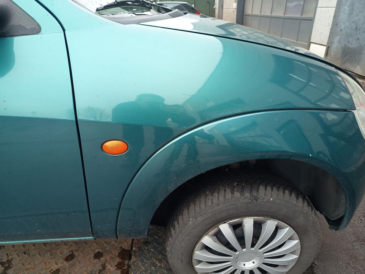 Ford KA RBT original Kotfl&uuml;gel rechts Karibik Gr&uuml;n Baujahr 1999