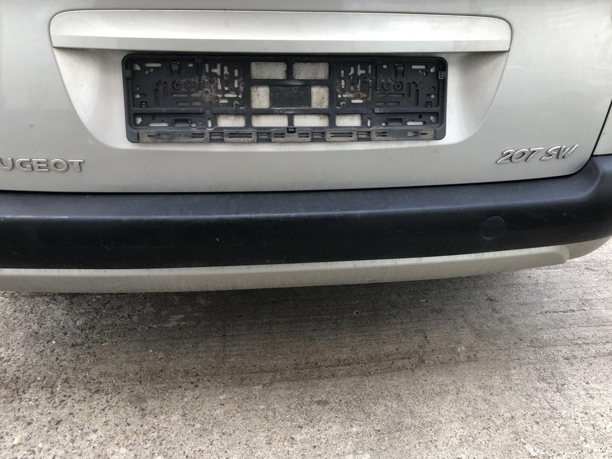 Peugeot 207 SW Typ WE Sto&szlig;f&auml;nger hinten Hecksch&uuml;rze Kombi ETS Gris Cendre Met