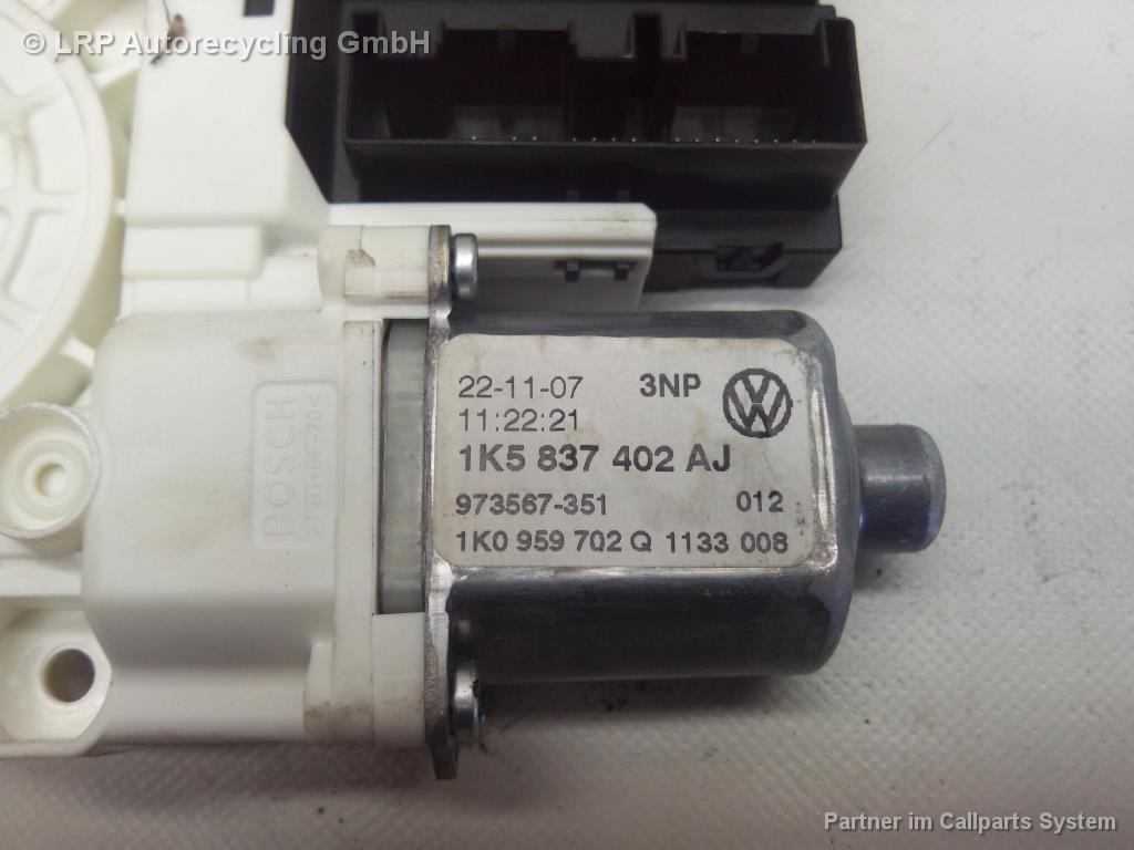 VW Golf 5 1K5 Variant BJ2008 Motor Fensterheber vorn rechts 1K0959702Q Bosch