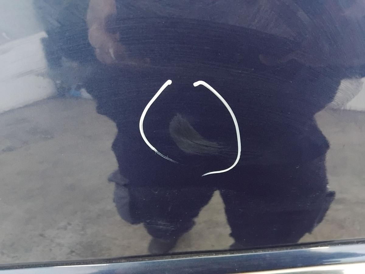 Kia Carens II T&uuml;r vorn links Fahrert&uuml;r 1C Imperial Blue Metallic BJ2002