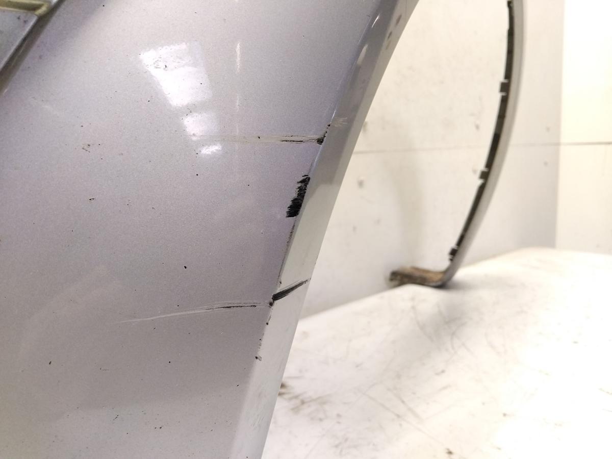 Smart ForFour original Kotfl&uuml;gel Sto&szlig;stangenecke vorn links silber Bj.2004