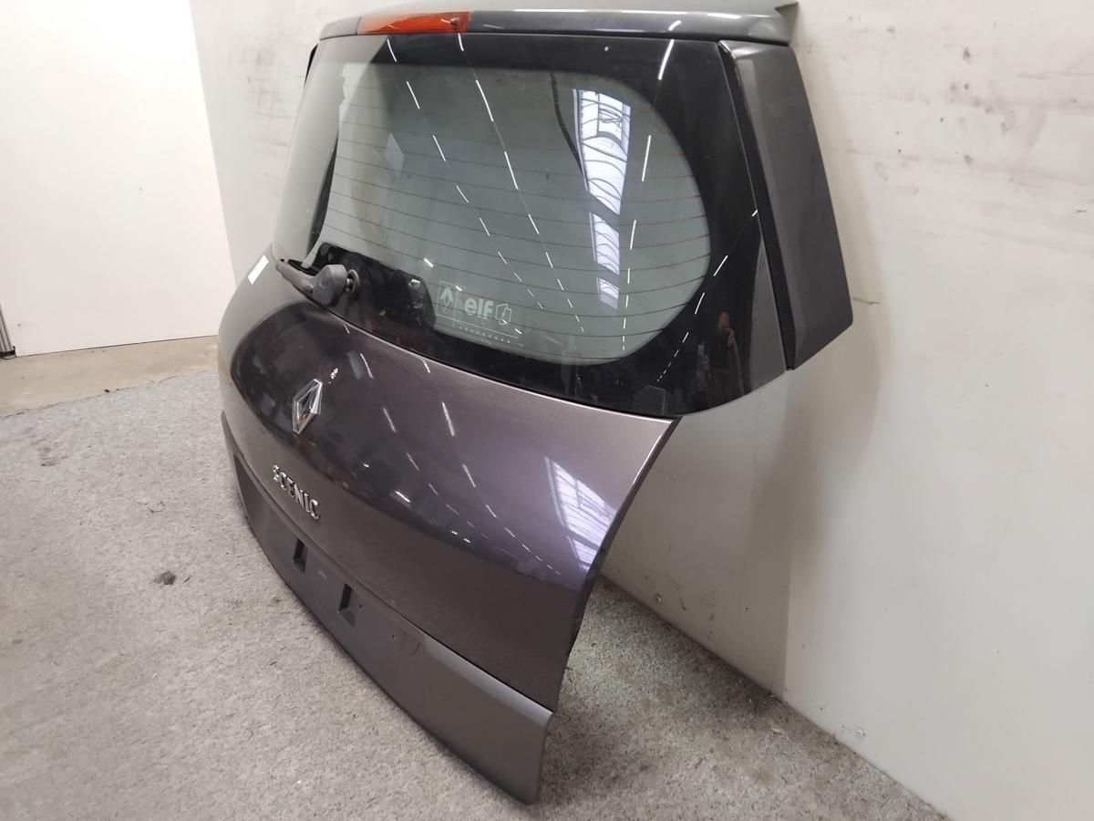 Renault Grand Scenic 2 JM Heckklappe B66 Graphitschwarz mit Heckscheibe BJ2006