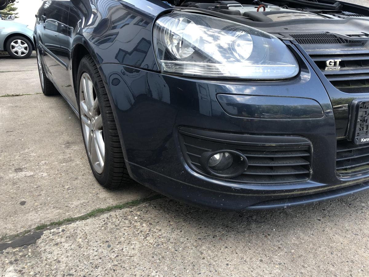 VW Golf 5 V 1K GT Sport Sto&szlig;f&auml;nger Frontsch&uuml;rze Nebel Grill LC5F Blue Graphit