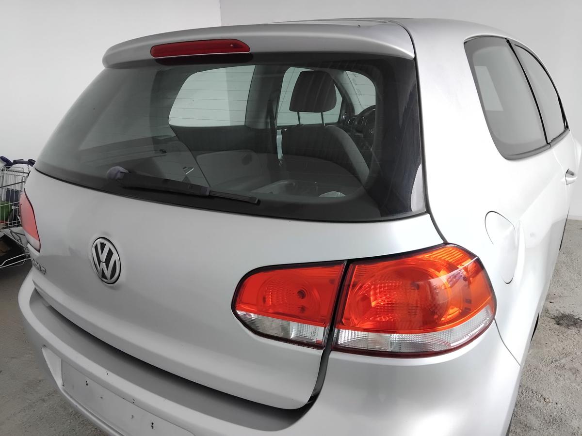 VW Golf 6 Heckklappe LA7W reflexsilbermetallic mit Heckscheibe BJ2009 Fliessheck
