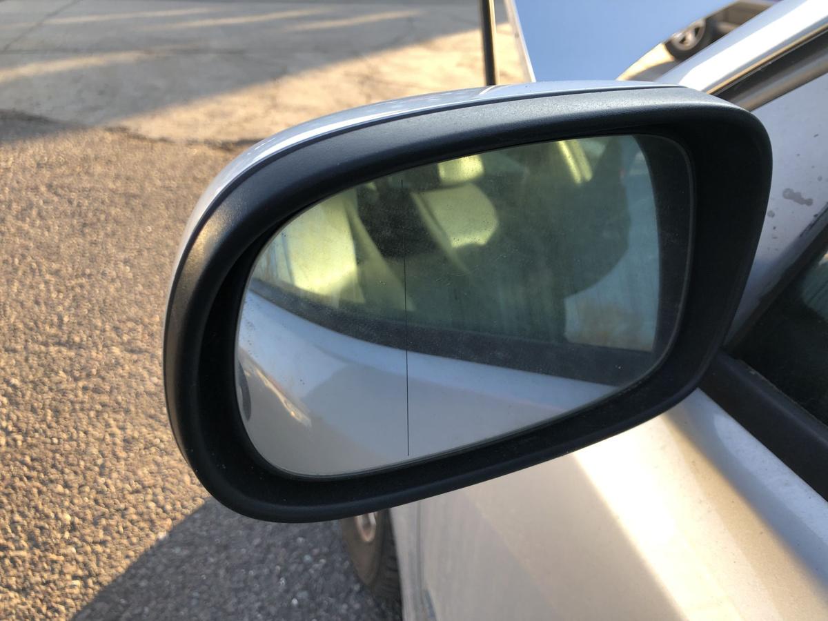 Saab 9-3 Typ YS3F Aussenspiegel links elek Seitenspiegel silber R&uuml;ckspiegel