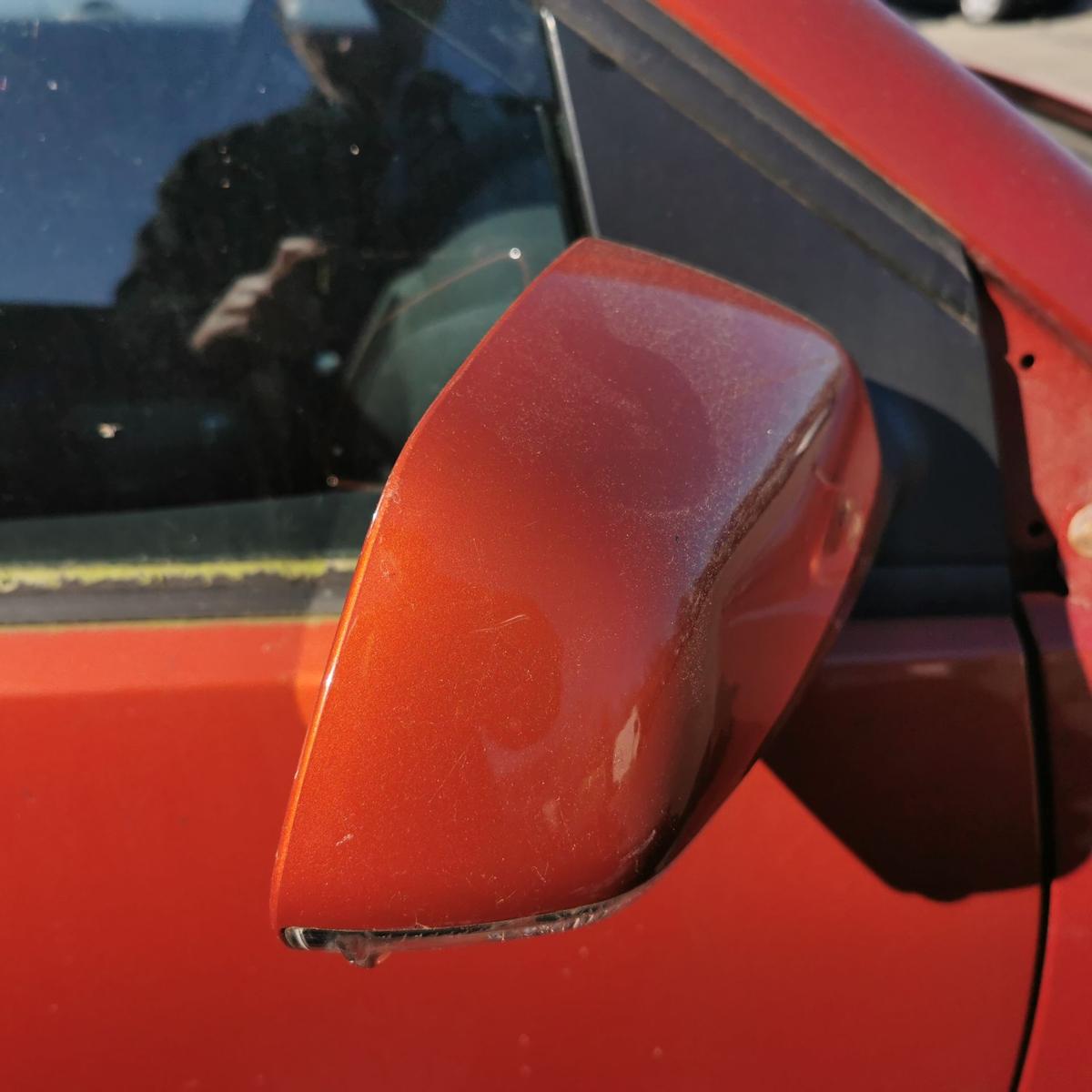 VW Polo 9N3 Aussenspiegel Spiegel Rückspiegel rechts manuell LA2W Copper Orange