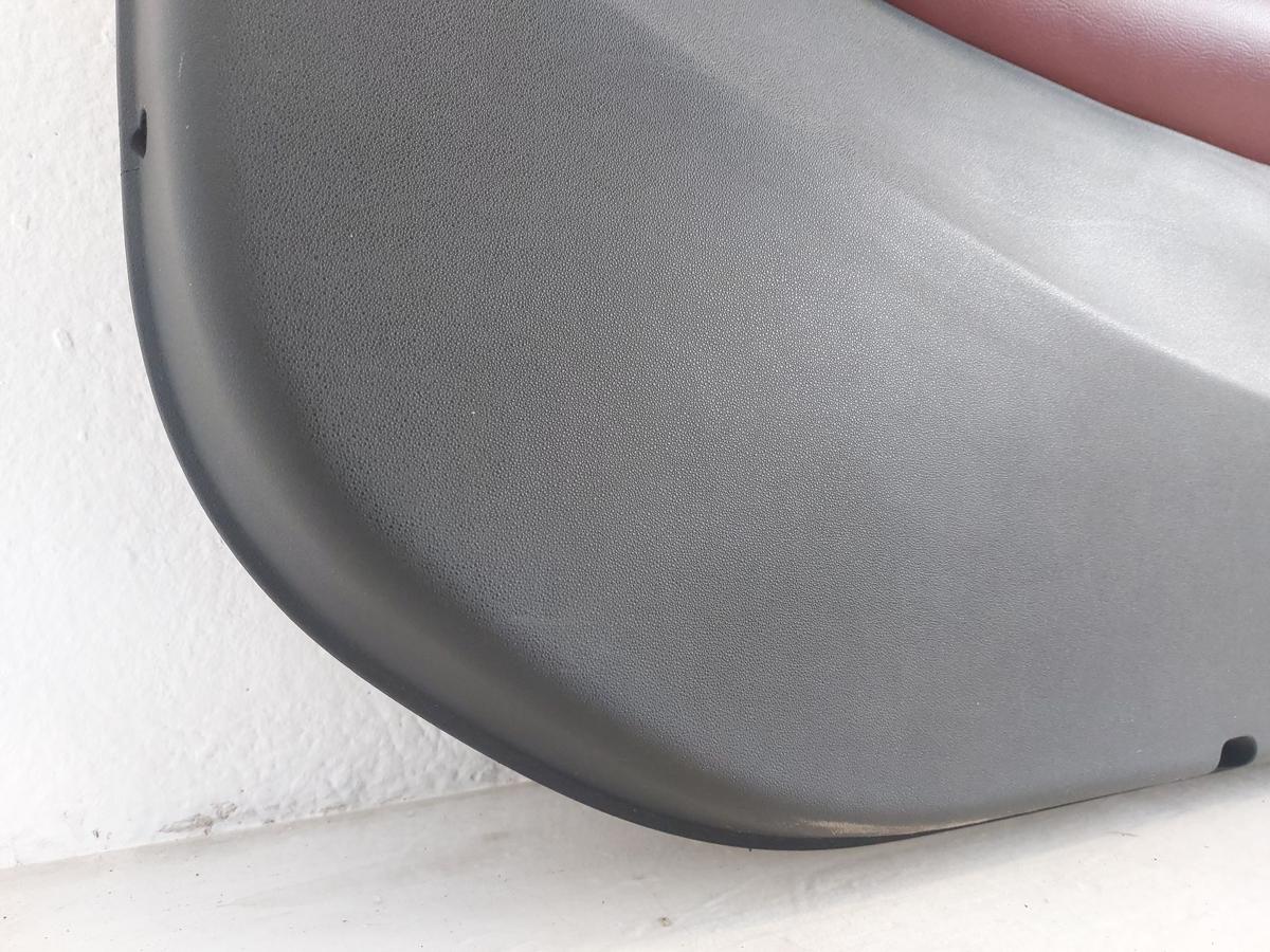 Citroen DS3 Sport Chic T&uuml;rverkleidung vorn links Fahrert&uuml;r Leder weinrot