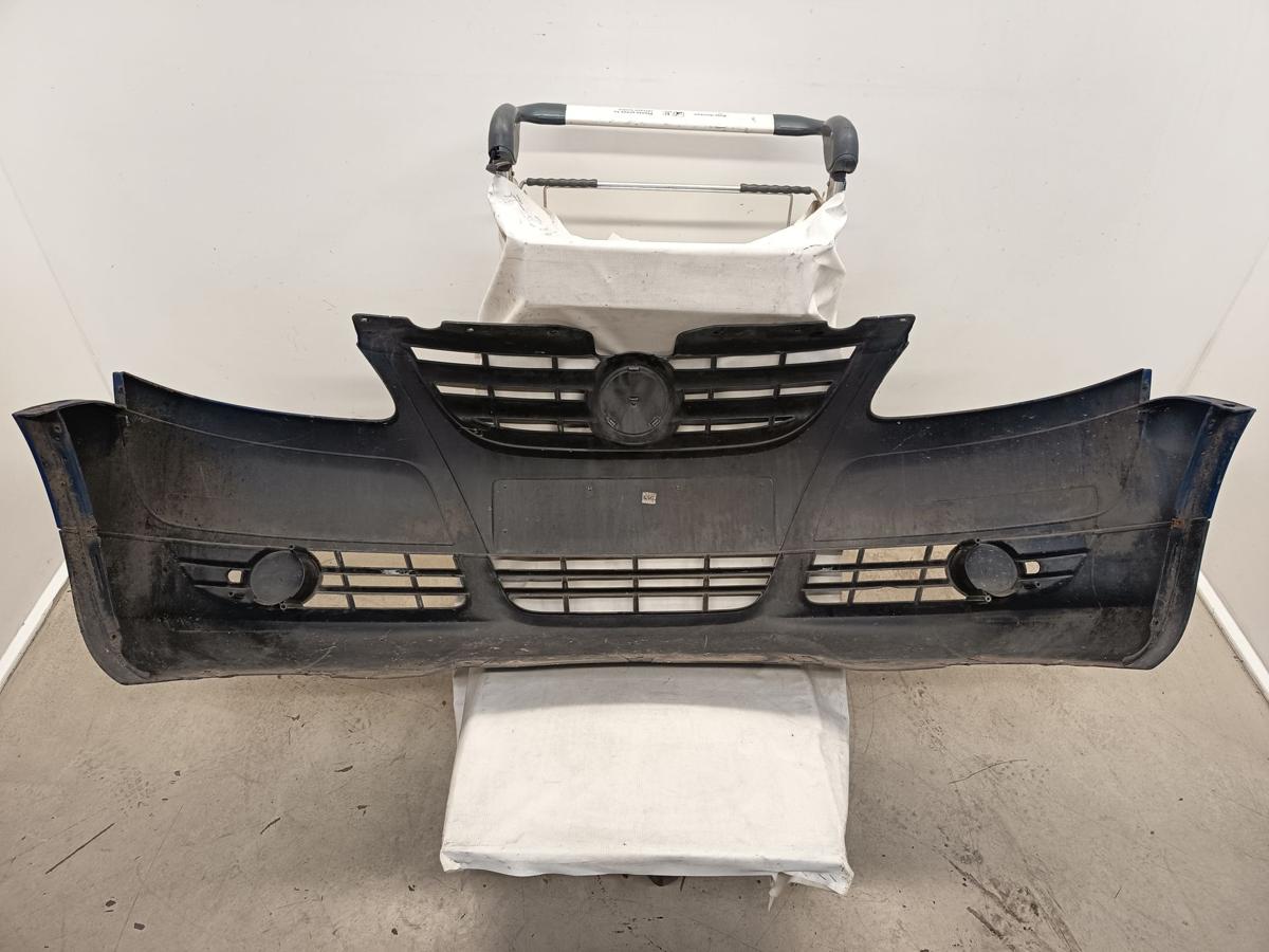 VW Fox original Stoßfänger Stoßstange vorn LL5M Indienblau Bj 2005