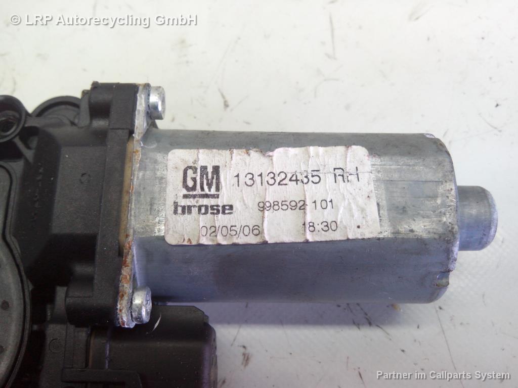 Opel Zafira B BJ2005 Motor Fensterheber Tür vorn rechts 13132435 GM