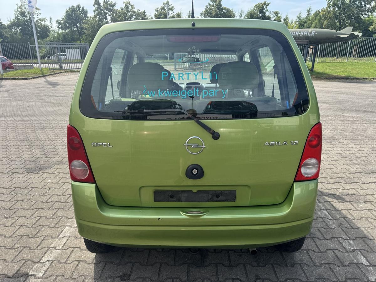 Opel Agila A original Sto&szlig;stange Stossf&auml;nger hinten Z384 Kiwigr&uuml;n Bj.2000