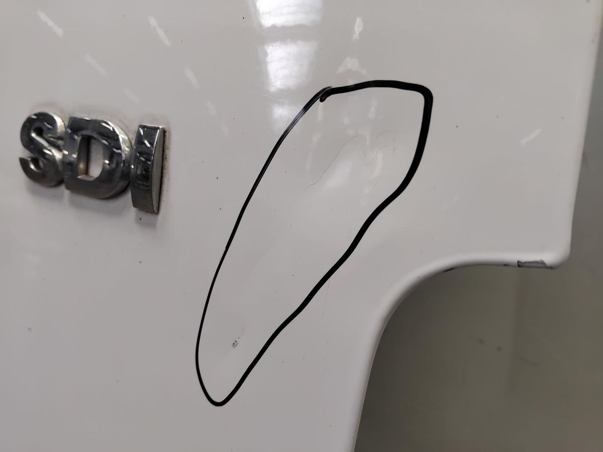 VW Caddy 2K original Heckklappe LB9A Candywei&szlig; mit Heckscheibe BJ2005