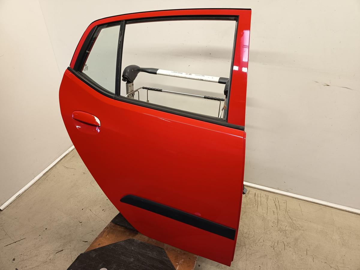 Hyundai i10 PA original T&uuml;r hinten rechts Fond H4 Electric red Bj 2009