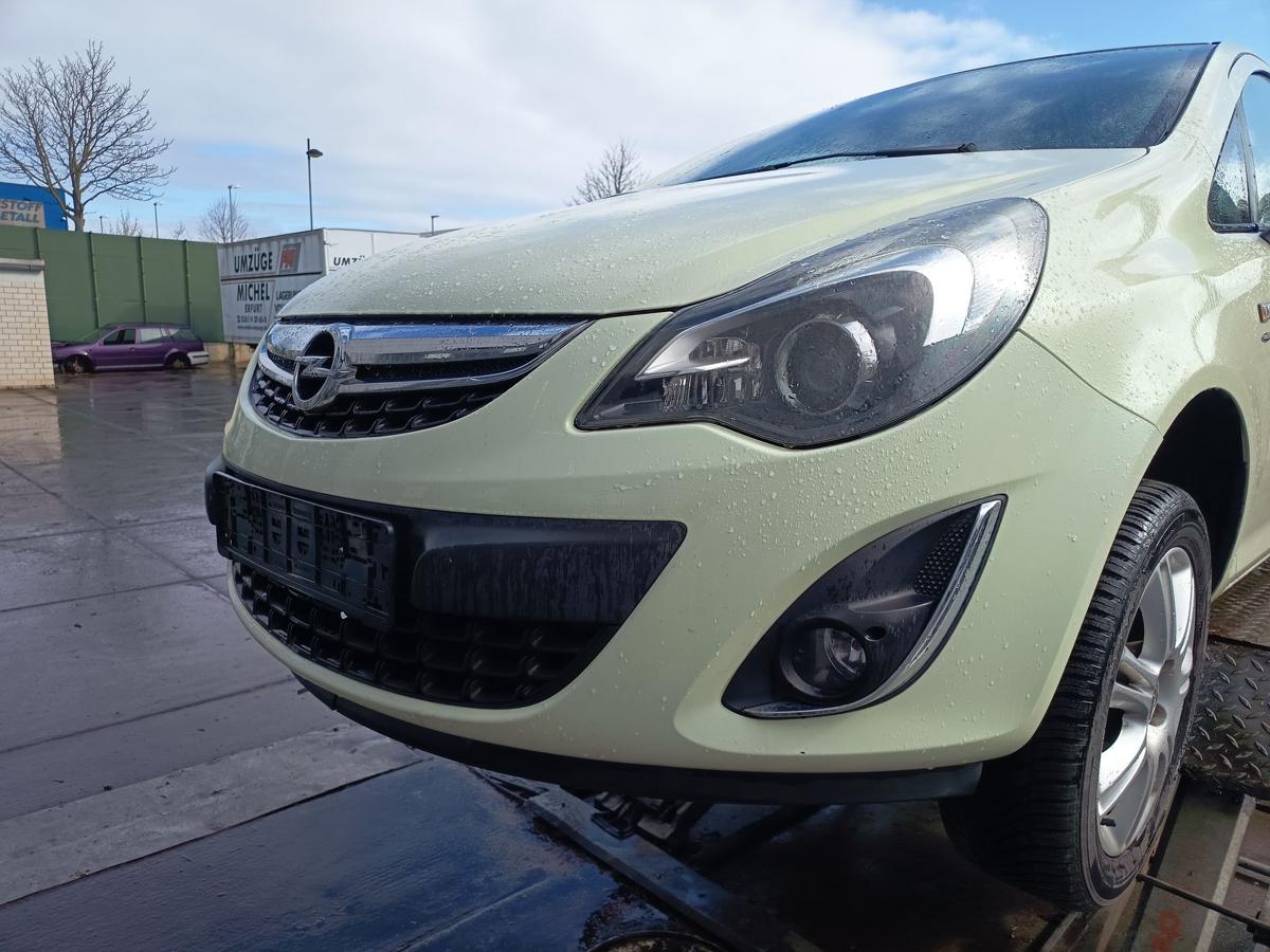 Opel Corsa D Sto&szlig;stange F&auml;nger vorn Front Facelift Z30R Guacamolewei&szlig; Bj 2012