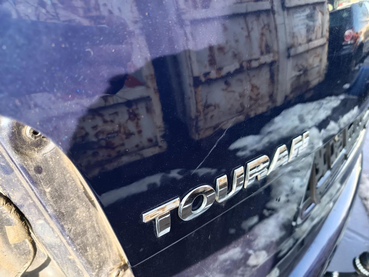 VW Touran 1T original Heckklappe mit Scheibe Rost B5N Indigoblau Bj 2006