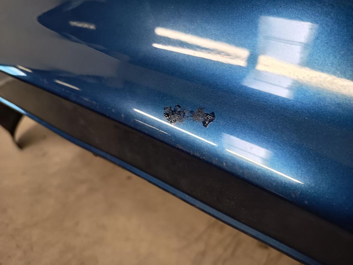 Audi A4 B6 Avant original Sto&szlig;stange F&auml;nger hinten Heck Z5C Mauritiusblau Bj2004