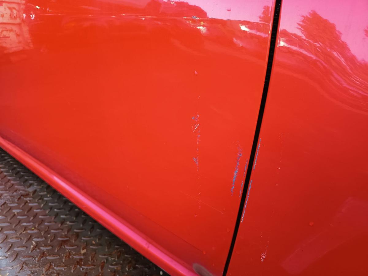 Dacia Sandero 1 BS original Tür vorn rechts Beifahrer OV21D Red Passion Bj 2009